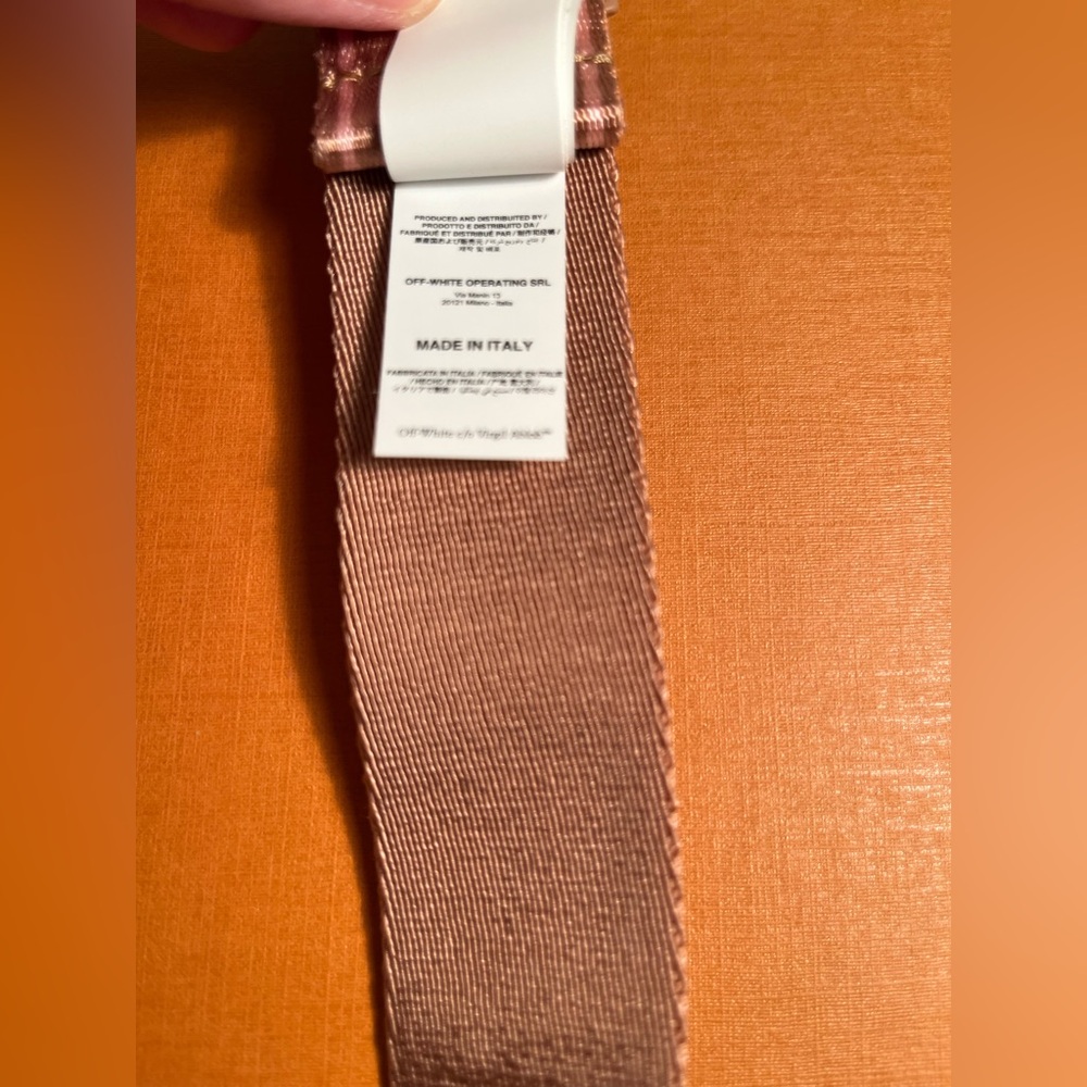 Off-White - 🎀 baby pink Belt size small ! - Picture 8 of 8